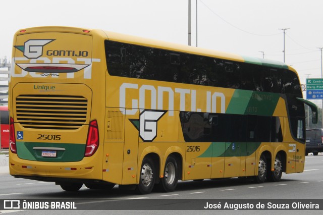 Empresa Gontijo de Transportes 25015 na cidade de São Paulo, São Paulo, Brasil, por José Augusto de Souza Oliveira. ID da foto: 12038372.