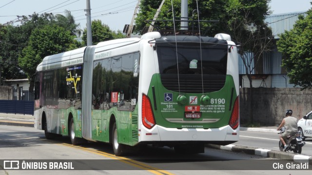 Next Mobilidade - ABC Sistema de Transporte 8190 na cidade de São Paulo, São Paulo, Brasil, por Cle Giraldi. ID da foto: 12038938.