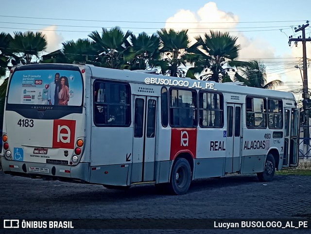 Real Alagoas de Viação 4183 na cidade de Maceió, Alagoas, Brasil, por Lucyan BUSOLOGO_AL_PE. Número da foto: #12037340.