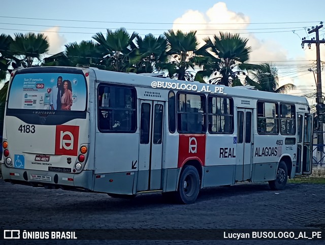 Real Alagoas de Viação 4183 na cidade de Maceió, Alagoas, Brasil, por Lucyan BUSOLOGO_AL_PE. ID da foto: 12037340.