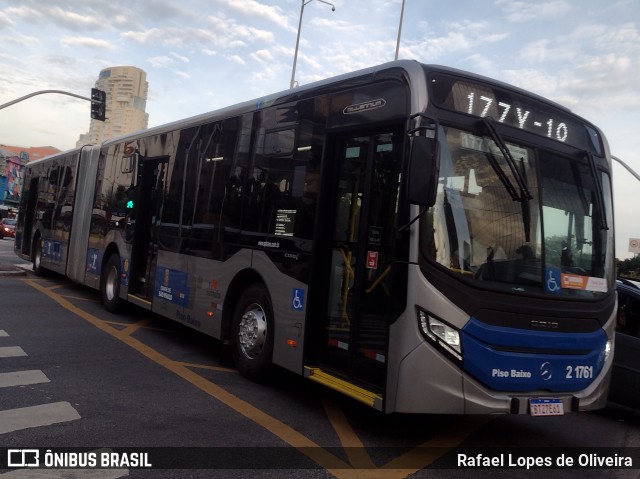 Sambaíba Transportes Urbanos 2 1761 na cidade de São Paulo, São Paulo, Brasil, por Rafael Lopes de Oliveira. ID da foto: 12037089.