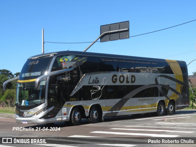 Gold Turismo e Fretamento 4000 na cidade de Curitiba, Paraná, Brasil, por Paulo Roberto Chulis. Número da foto: #12038980.