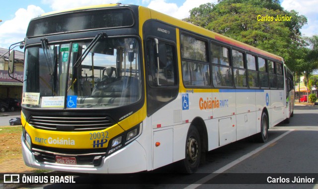 HP Transportes Coletivos 20032 na cidade de Goiânia, Goiás, Brasil, por Carlos Júnior. ID da foto: 12038814.