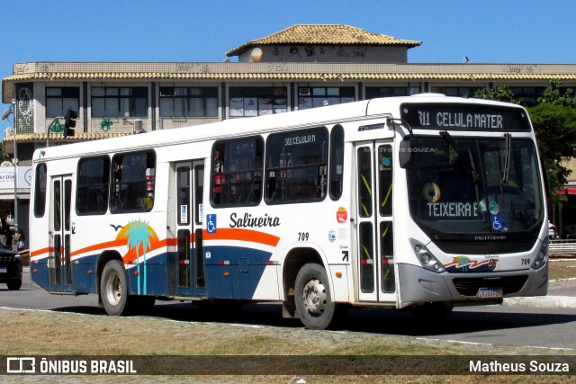 Auto Viação Salineira 709 na cidade de Cabo Frio, Rio de Janeiro, Brasil, por Matheus Souza. ID da foto: 12039302.