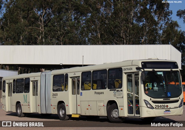 Viação Piraquara 29409 na cidade de Piraquara, Paraná, Brasil, por Matheus Felipe. ID da foto: 12038976.