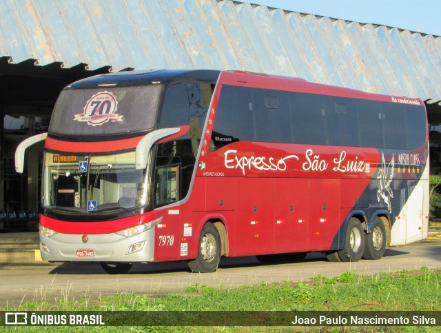 Expresso São Luiz 7970 na cidade de Natal, Rio Grande do Norte, Brasil, por Joao Paulo Nascimento Silva. ID da foto: 12038886.