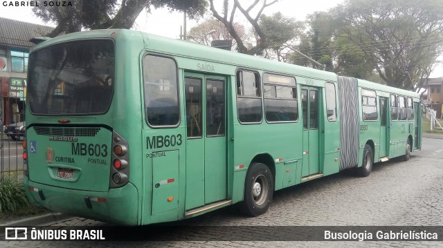 Auto Viação Mercês MB603 na cidade de Curitiba, Paraná, Brasil, por Busologia Gabrielística. ID da foto: 12037185.