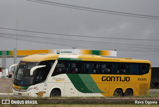 Empresa Gontijo de Transportes 19385 na cidade de Vitória da Conquista, Bahia, Brasil, por Rava Ogawa. ID da foto: 12039344.