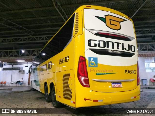 Empresa Gontijo de Transportes 19610 na cidade de Ipatinga, Minas Gerais, Brasil, por Celso ROTA381. Número da foto: #12037124.