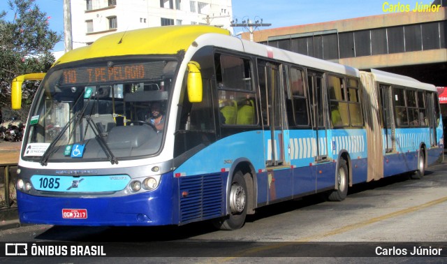 Metrobus 1085 na cidade de Goiânia, Goiás, Brasil, por Carlos Júnior. ID da foto: 12041941.