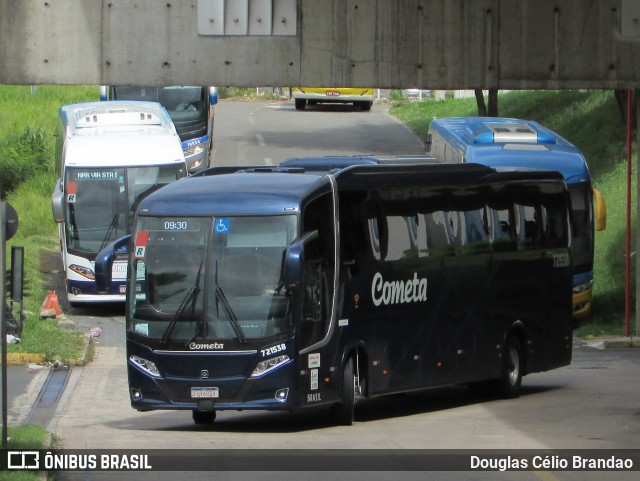 Viação Cometa 721538 na cidade de Campinas, São Paulo, Brasil, por Douglas Célio Brandao. ID da foto: 12040752.