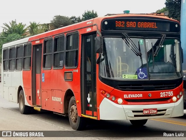 Companhia Coordenadas de Transportes 25755 na cidade de Santa Luzia, Minas Gerais, Brasil, por Ruan Luiz. Número da foto: #12040334.