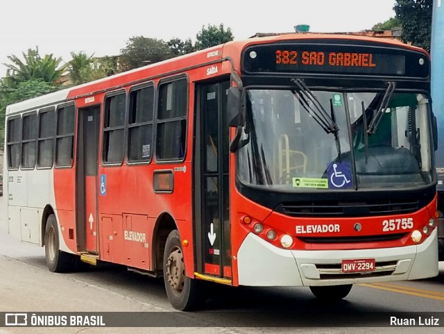 Companhia Coordenadas de Transportes 25755 na cidade de Santa Luzia, Minas Gerais, Brasil, por Ruan Luiz. ID da foto: 12040334.