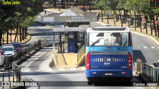 Metrobus 1022 na cidade de Goiânia, Goiás, Brasil, por Carlos Júnior. ID da foto: 12040704.