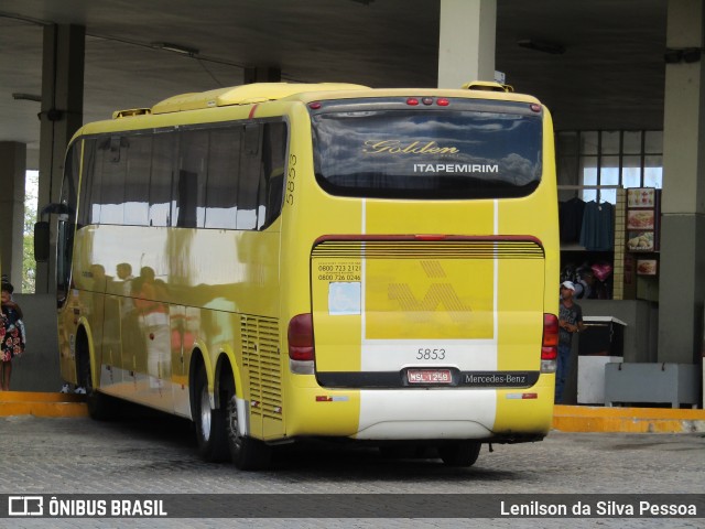 Viação Itapemirim 5853 na cidade de Caruaru, Pernambuco, Brasil, por Lenilson da Silva Pessoa. ID da foto: 12041385.