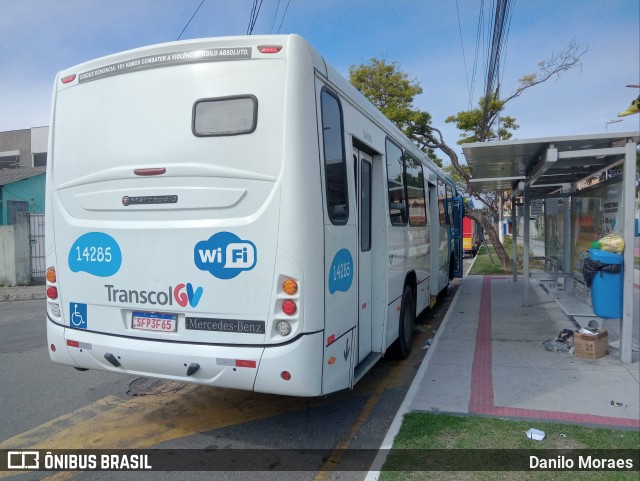 Serramar Transporte Coletivo 14285 na cidade de Serra, Espírito Santo, Brasil, por Danilo Moraes. ID da foto: 12041182.