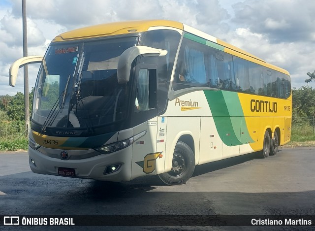 Empresa Gontijo de Transportes 19435 na cidade de Montes Claros, Minas Gerais, Brasil, por Cristiano Martins. ID da foto: 12039660.