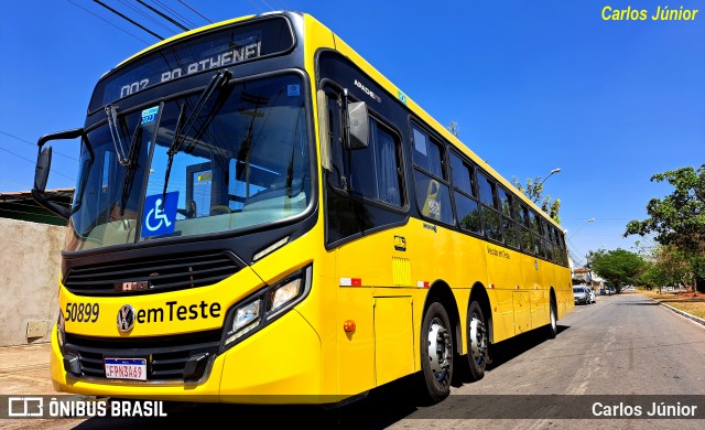 Rápido Araguaia 50899 na cidade de Goiânia, Goiás, Brasil, por Carlos Júnior. ID da foto: 12042417.