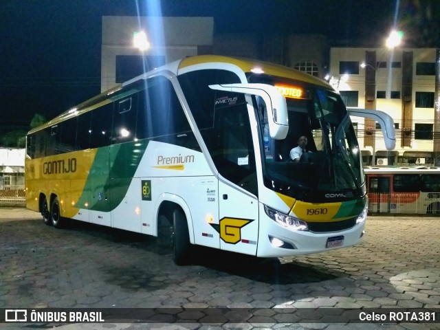 Empresa Gontijo de Transportes 19610 na cidade de Ipatinga, Minas Gerais, Brasil, por Celso ROTA381. Número da foto: #12041642.