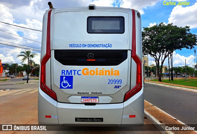 HP Transportes Coletivos 20999 na cidade de Goiânia, Goiás, Brasil, por Carlos Júnior. ID da foto: 12042577.