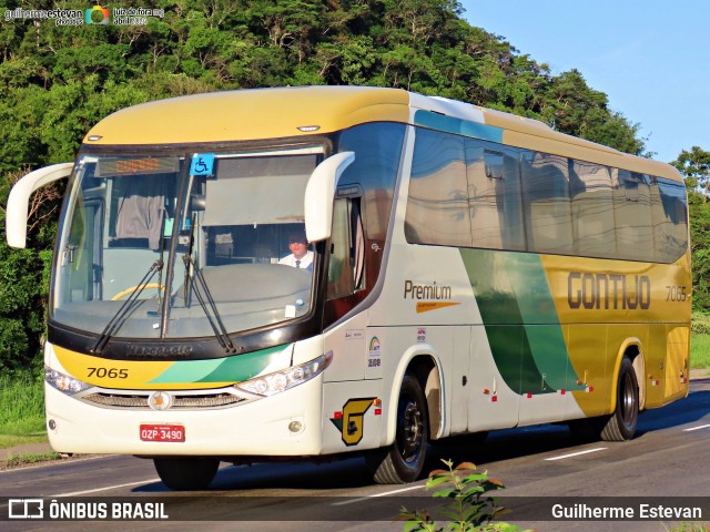 Empresa Gontijo de Transportes 7065 na cidade de Juiz de Fora, Minas Gerais, Brasil, por Guilherme Estevan. ID da foto: 12040722.