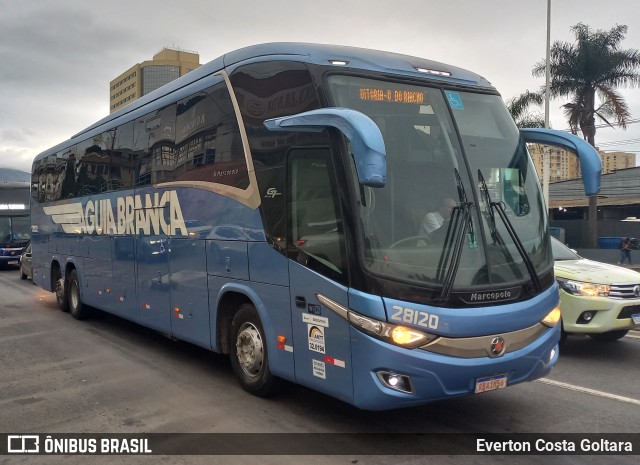 Viação Águia Branca 28120 na cidade de Cariacica, Espírito Santo, Brasil, por Everton Costa Goltara. Número da foto: #12041971.