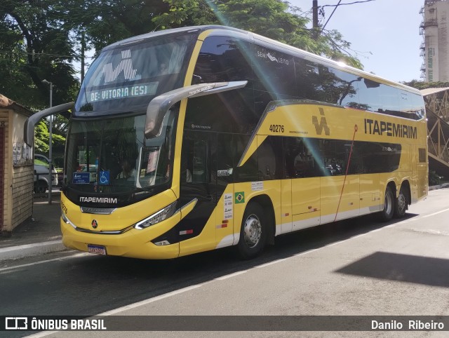 Viação Nova Itapemirim 40276 na cidade de Volta Redonda, Rio de Janeiro, Brasil, por Danilo  Ribeiro. Número da foto: #12039665.