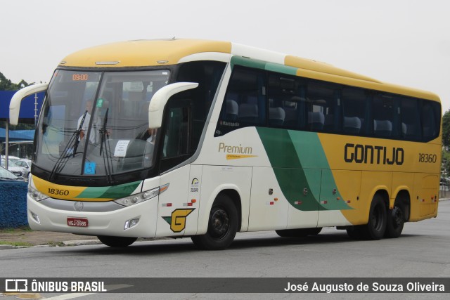 Empresa Gontijo de Transportes 18360 na cidade de São Paulo, São Paulo, Brasil, por José Augusto de Souza Oliveira. ID da foto: 12040853.