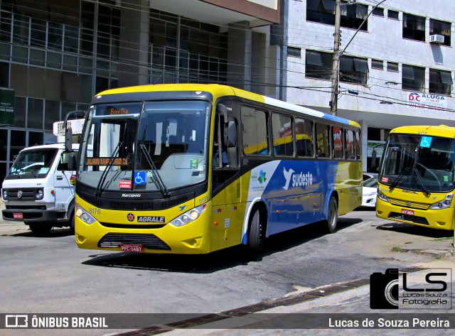 Viação Sudeste 8176 na cidade de Cachoeiro de Itapemirim, Espírito Santo, Brasil, por Lucas de Souza Pereira. ID da foto: 12041307.