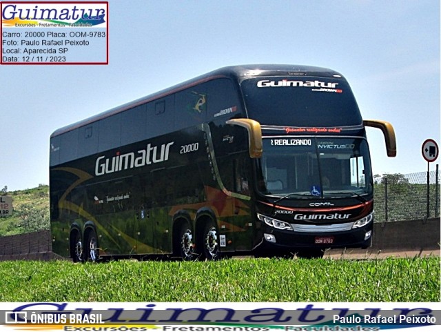 Guimatur Transporte e Turismo 20000 na cidade de Aparecida, São Paulo, Brasil, por Paulo Rafael Peixoto. Número da foto: #12041406.