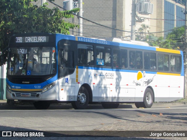 Viação Redentor C47484 na cidade de Rio de Janeiro, Rio de Janeiro, Brasil, por Jorge Gonçalves. ID da foto: 12039971.