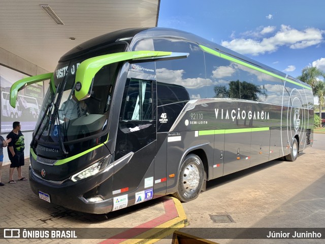 Viação Garcia 92110 na cidade de Ourinhos, São Paulo, Brasil, por Júnior Juninho. Número da foto: #12044964.