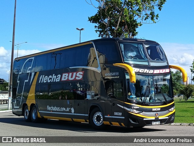 Flecha Bus 58033 na cidade de Florianópolis, Santa Catarina, Brasil, por André Lourenço de Freitas. ID da foto: 12043753.