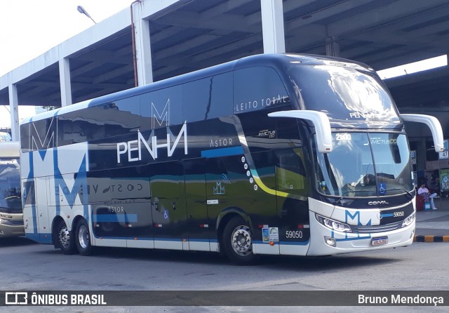 Empresa de Ônibus Nossa Senhora da Penha 59050 na cidade de Rio de Janeiro, Rio de Janeiro, Brasil, por Bruno Mendonça. ID da foto: 12042638.