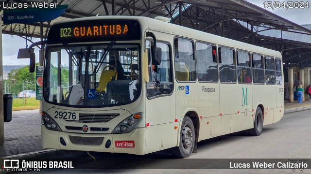 Viação Piraquara 29276 na cidade de Pinhais, Paraná, Brasil, por Lucas Weber Calizario. Número da foto: #12043405.