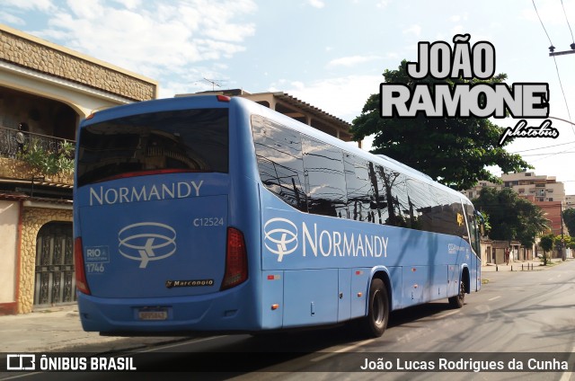 Viação Normandy do Triângulo C12524 na cidade de Rio de Janeiro, Rio de Janeiro, Brasil, por João Lucas Rodrigues da Cunha. Número da foto: #12043140.
