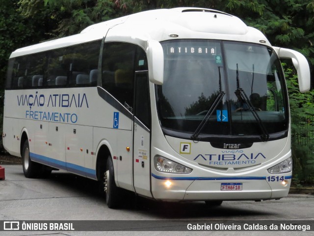 Viação Atibaia São Paulo 1514 na cidade de São Paulo, São Paulo, Brasil, por Gabriel Oliveira Caldas da Nobrega. ID da foto: 12042905.