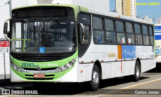 HP Transportes Coletivos 20383 na cidade de Goiânia, Goiás, Brasil, por Carlos Júnior. ID da foto: 12043966.