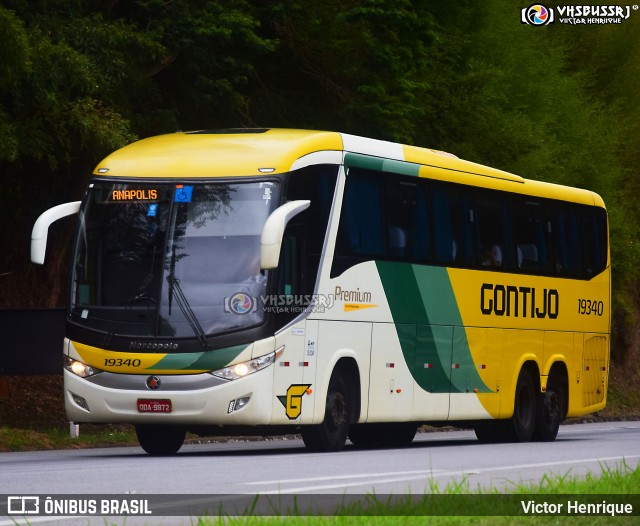 Empresa Gontijo de Transportes 19340 na cidade de Petrópolis, Rio de Janeiro, Brasil, por Victor Henrique. ID da foto: 12044743.