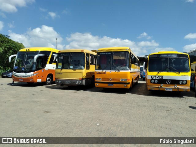 Ônibus Particulares 6665 na cidade de Juiz de Fora, Minas Gerais, Brasil, por Fábio Singulani. ID da foto: 12042669.