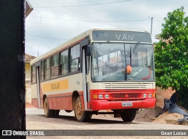 Van Transportes 7202 na cidade de Ataléia, Minas Gerais, Brasil, por Gean Lucas. ID da foto: 12043164.