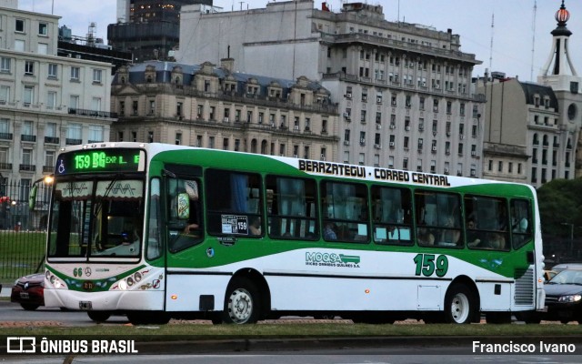 MOQSA - Micro Ómnibus Quilmes 66 na cidade de Ciudad Autónoma de Buenos Aires, Argentina, por Francisco Ivano. Número da foto: #12045418.