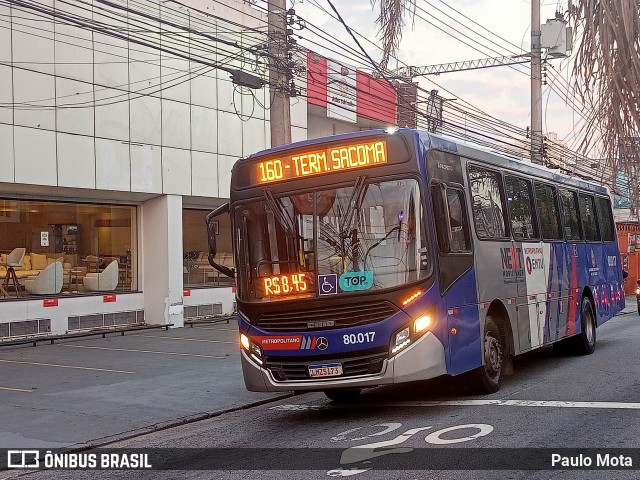 Next Mobilidade - ABC Sistema de Transporte 80.017 na cidade de Santo André, São Paulo, Brasil, por Paulo Mota. ID da foto: 12043868.