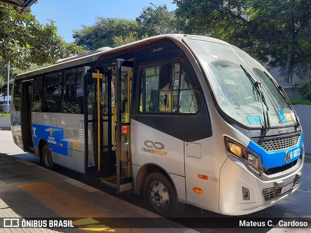 Transwolff Transportes e Turismo 6 6872 na cidade de São Paulo, São Paulo, Brasil, por Mateus C.  Cardoso. ID da foto: 12043920.