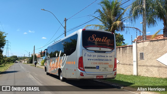 Smile Transportes e Turismo 183 na cidade de Paulínia, São Paulo, Brasil, por Allan Henrique. ID da foto: 12042960.