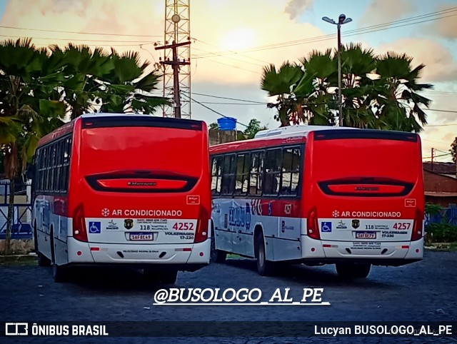 Real Alagoas de Viação 4257 na cidade de Maceió, Alagoas, Brasil, por Lucyan BUSOLOGO_AL_PE. ID da foto: 12043865.