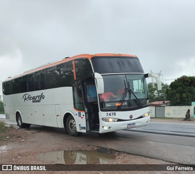 Ricardo Viagens 7478 na cidade de Água Branca, Alagoas, Brasil, por Gui Ferreira. ID da foto: 12045678.