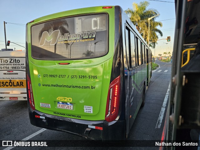 Melhorim Turismo 4520 na cidade de Serra, Espírito Santo, Brasil, por Nathan dos Santos. ID da foto: 12047725.