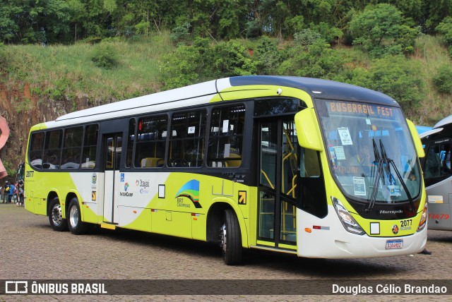 Itajaí Transportes Coletivos 2077 na cidade de Campinas, São Paulo, Brasil, por Douglas Célio Brandao. ID da foto: 12047817.