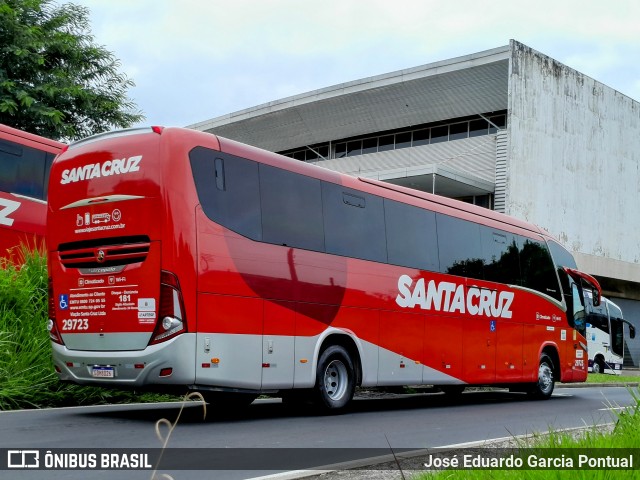 Viação Santa Cruz 29723 na cidade de Campinas, São Paulo, Brasil, por José Eduardo Garcia Pontual. ID da foto: 12046439.